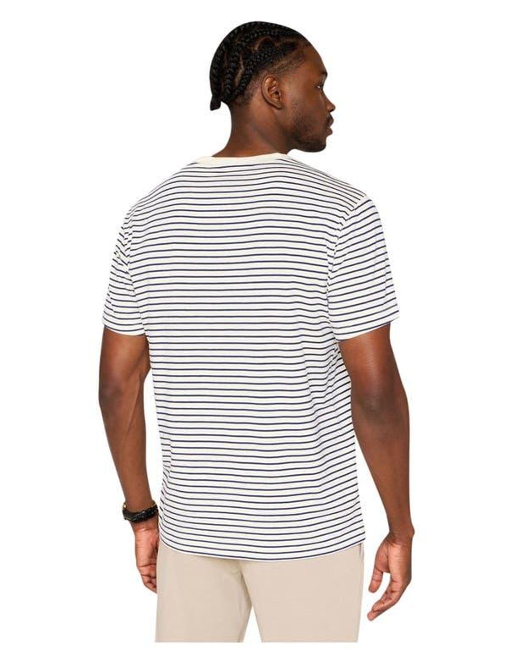 Fabletics White The 24-7 Tee for men