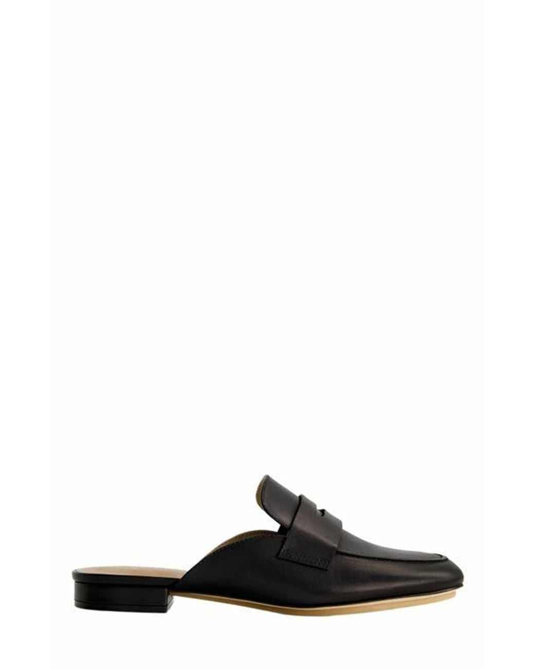 Bernardo Black Balda Loafer Mule