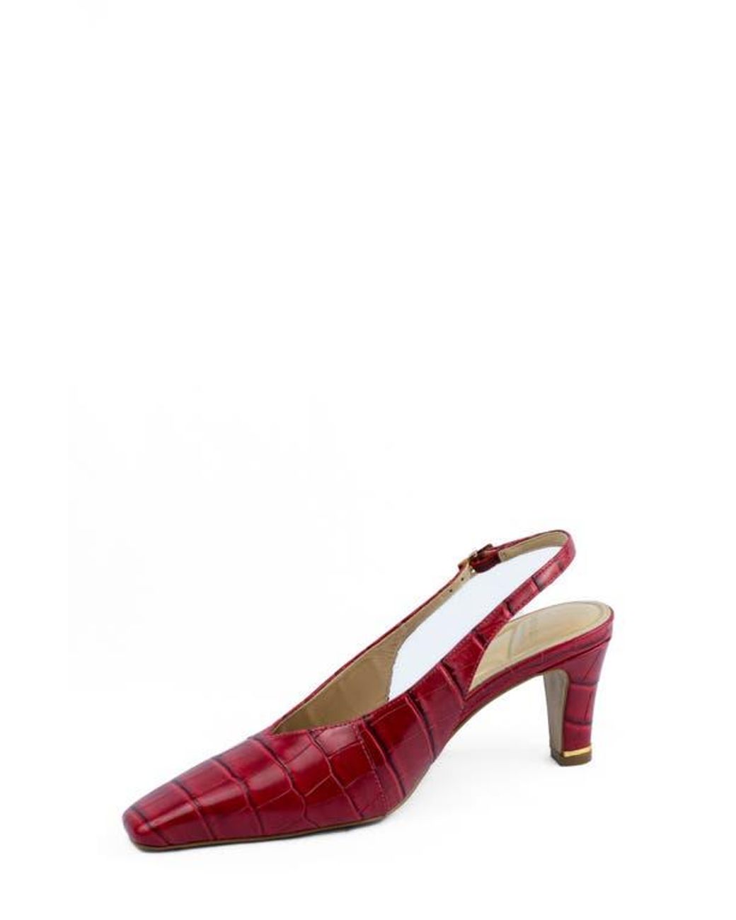 Kenneth Cole Red Meilani Slingback Pump