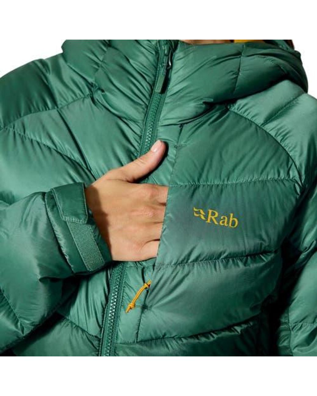 Rab Green Glaceon Pro Down Jacket