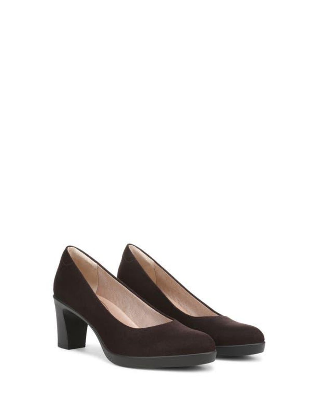 LifeStride Brown Elevate Platform Pump