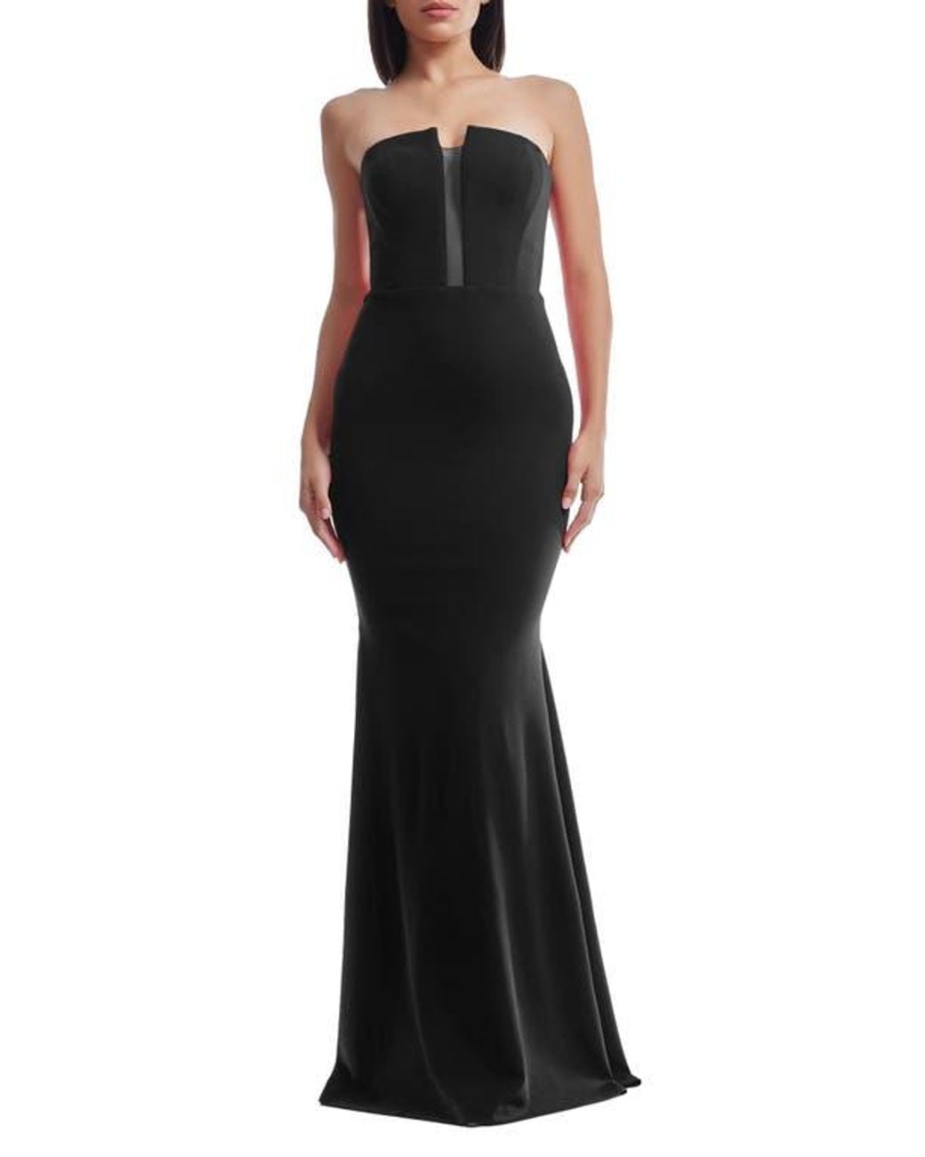 chinese dress ladies Dress The Population Camden Gown - Black