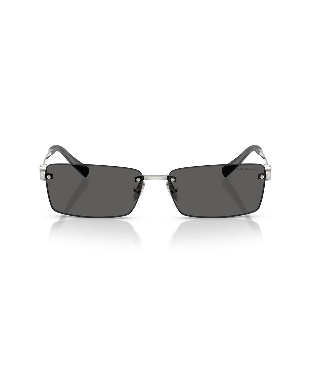 Tiffany & Co Metallic 60Mm Rectangular Sunglasses for men