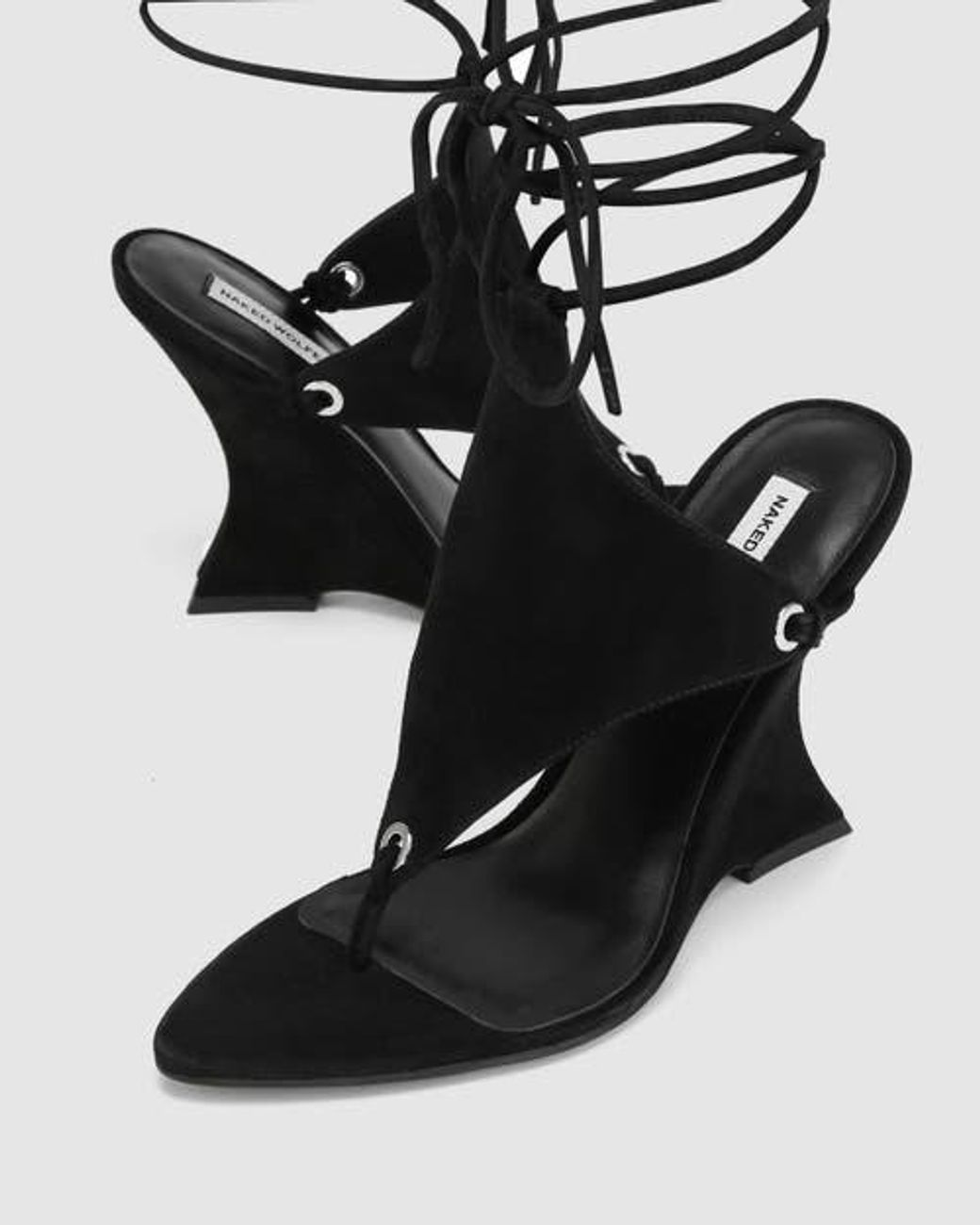 Naked Wolfe Black Rampage Suede