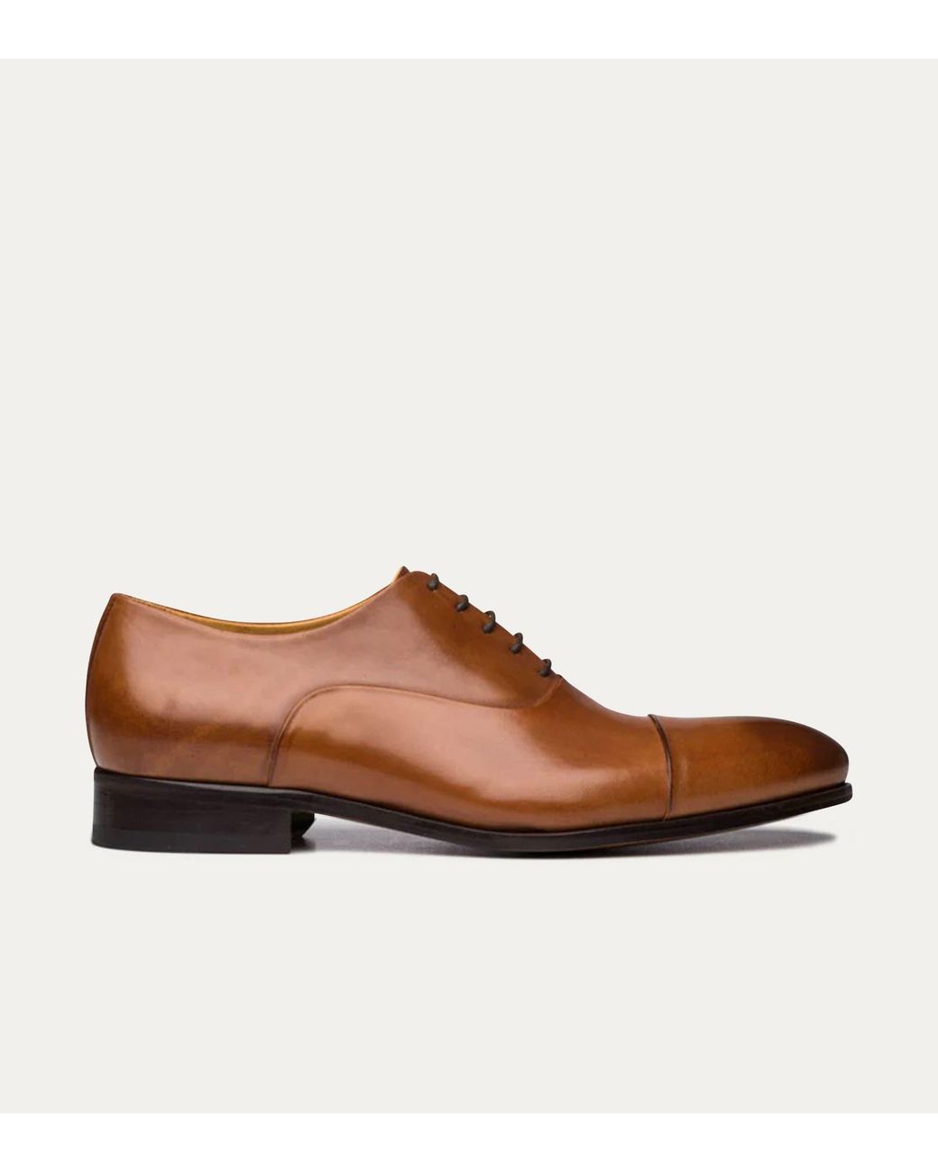 Ace Marks Brown Griffin Cap Toe Oxford for men