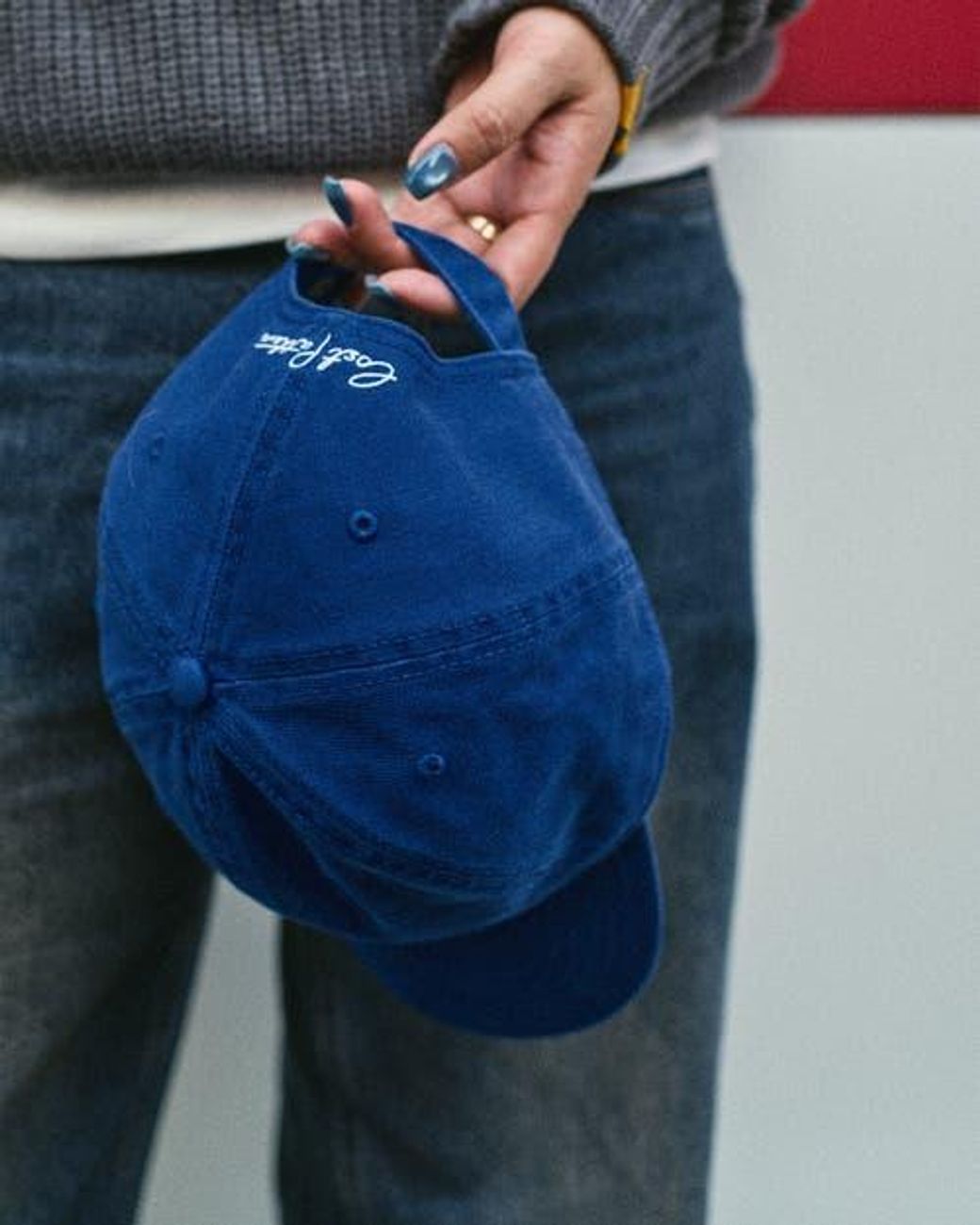 Lost Pattern Blue Pan Pan Baseball Cap