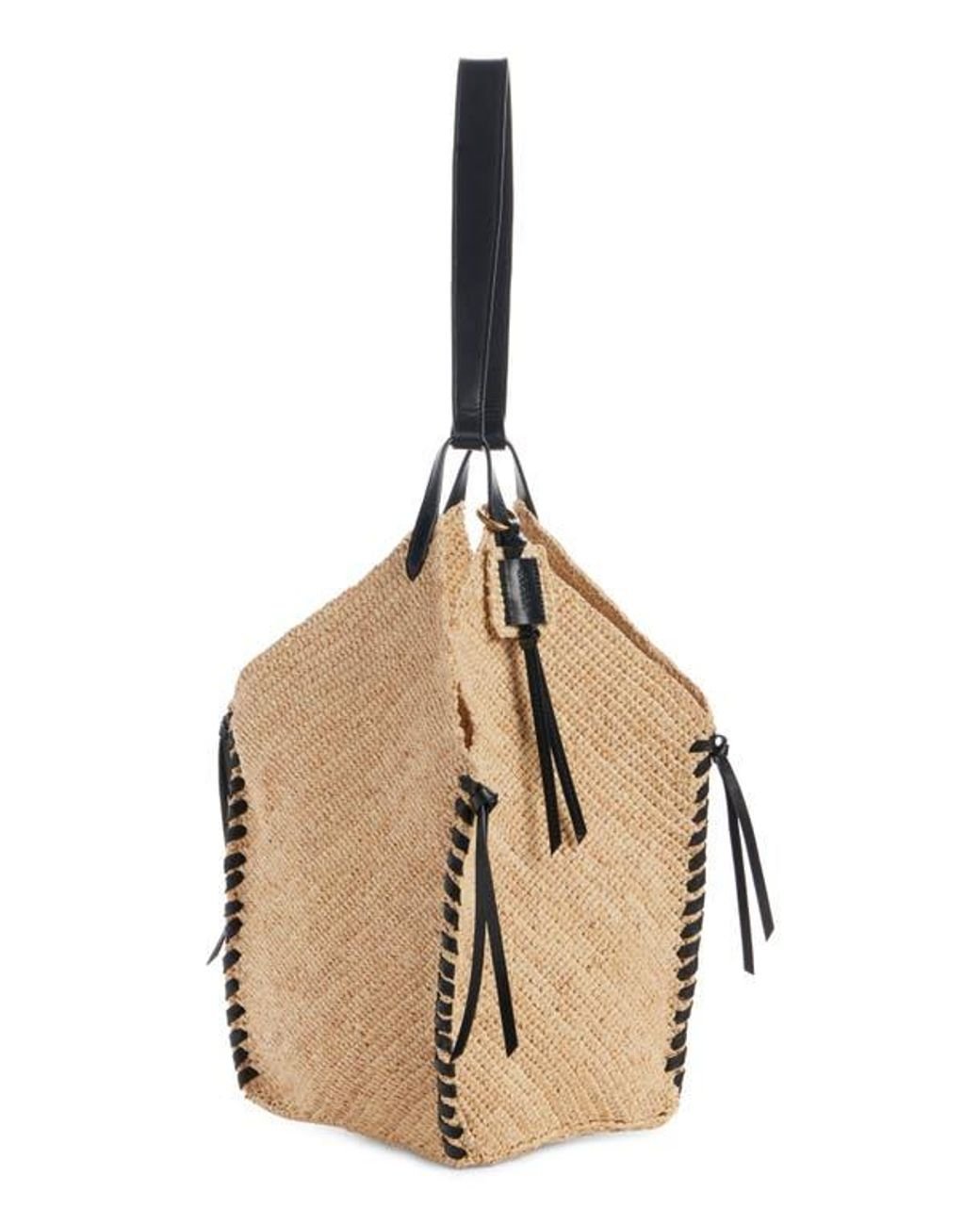 Isabel Marant Tampa Woven Raffia Tote in Natural | Lyst