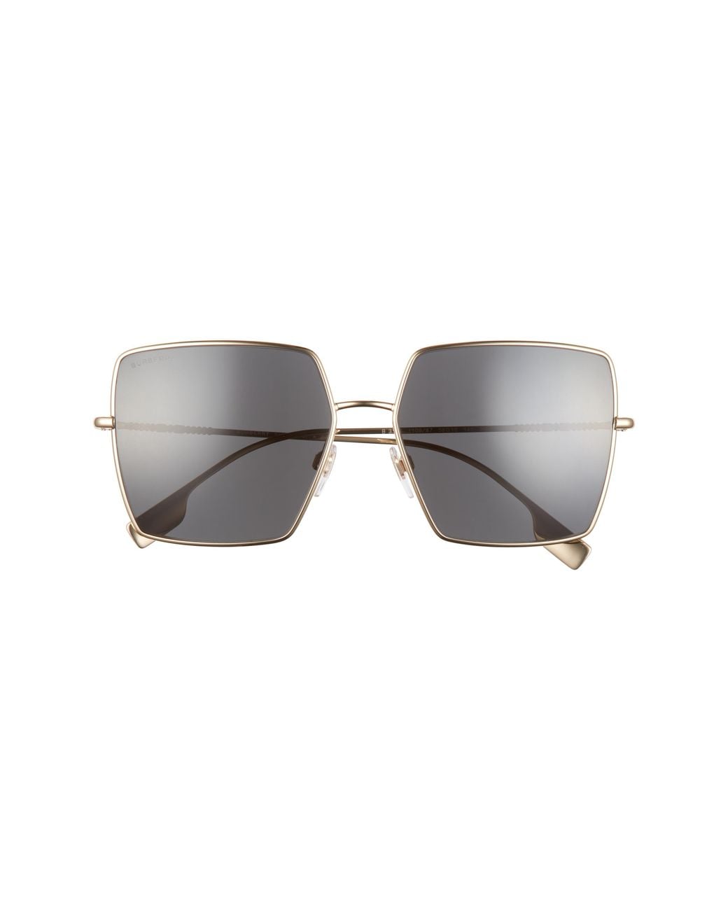 Burberry Gray 58Mm Square Sunglasses
