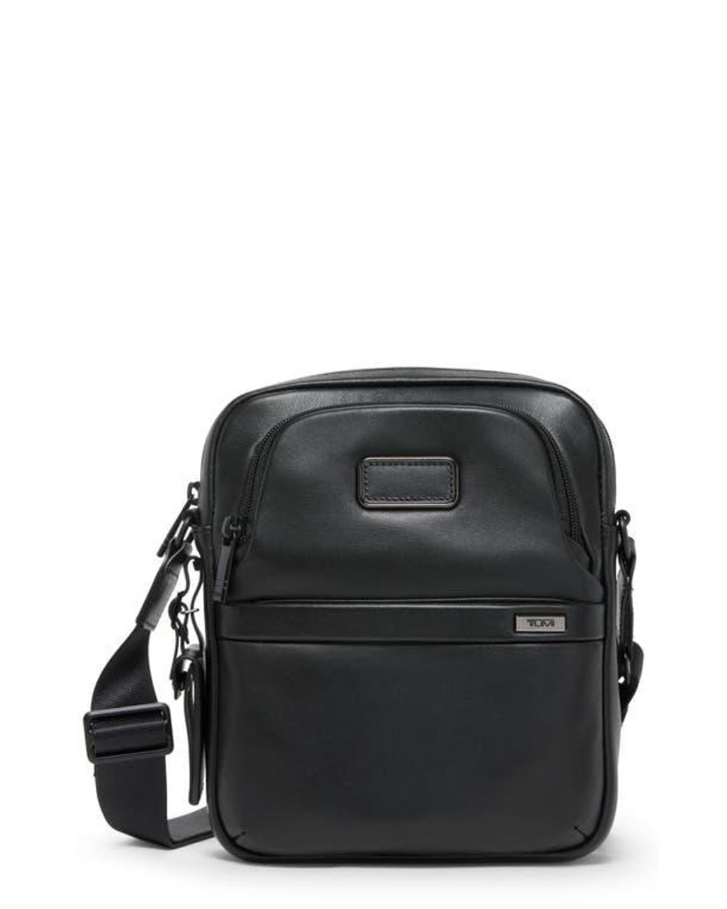 Tumi Black Alpha Medium Crossbody Bag