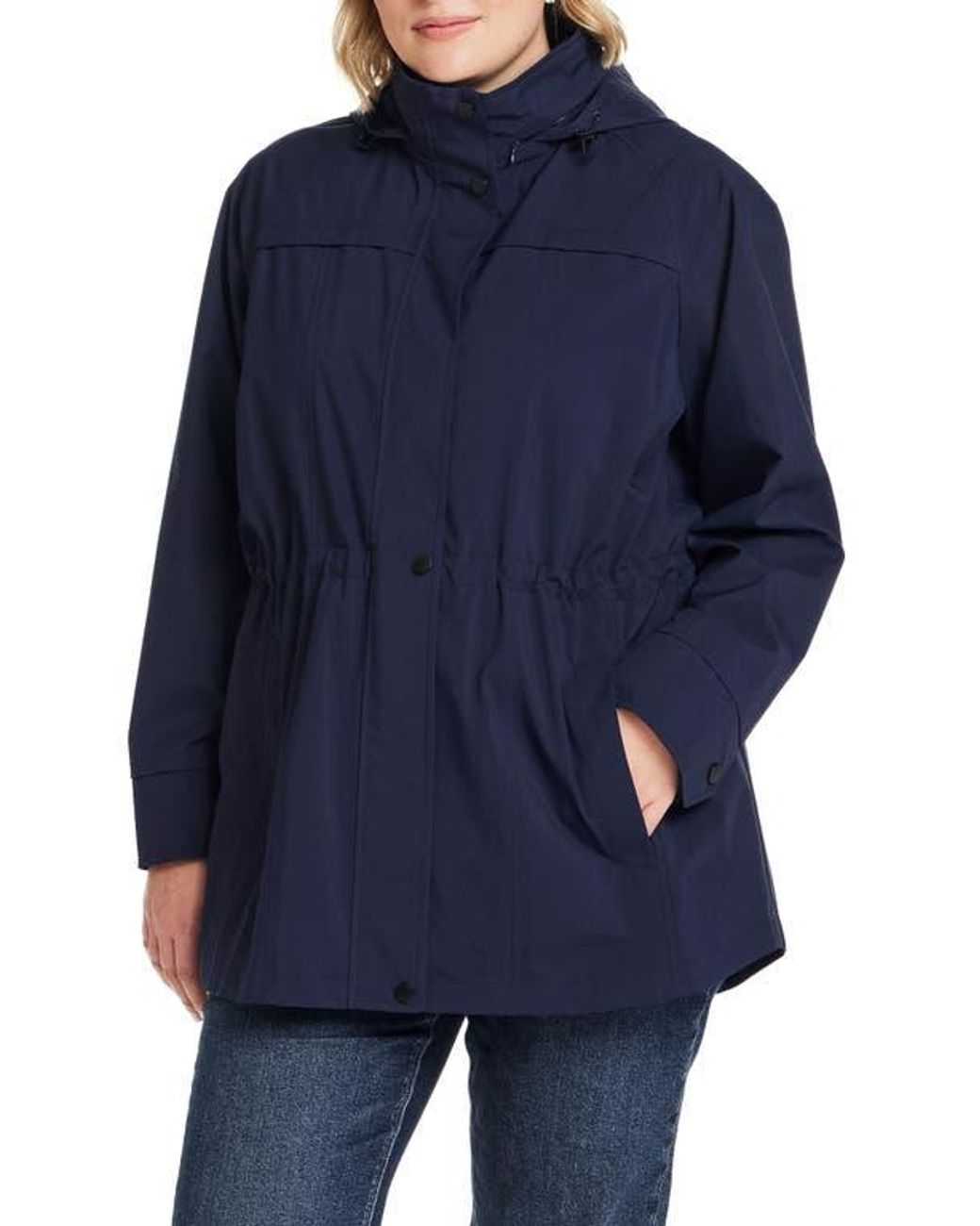 Gallery Blue Packable Water Resistant Jacket