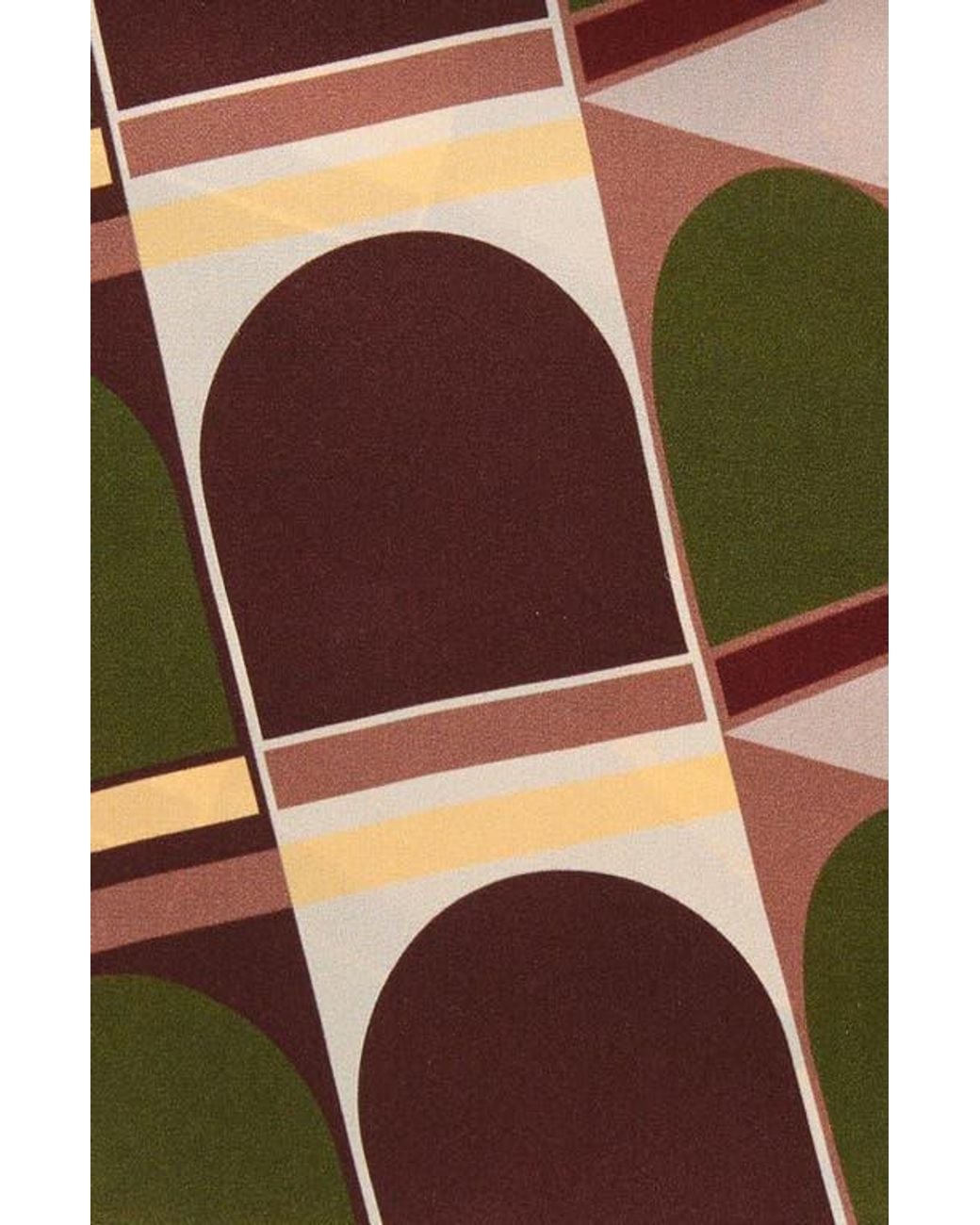 Lost Pattern Black Modular Silk Pocket Square for men