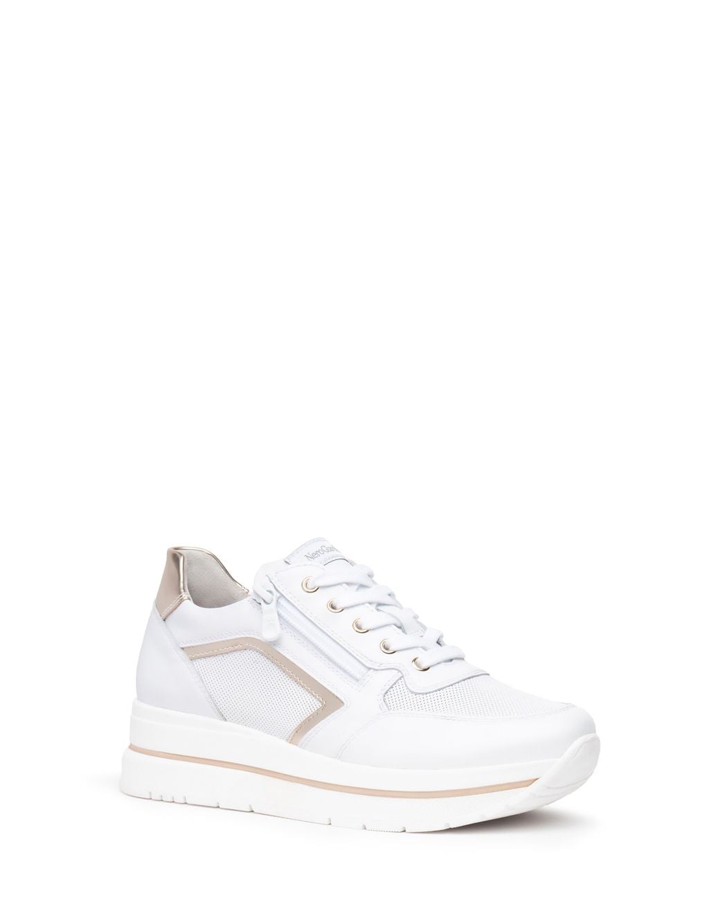 Nero Giardini White Hidden Wedge Sneaker