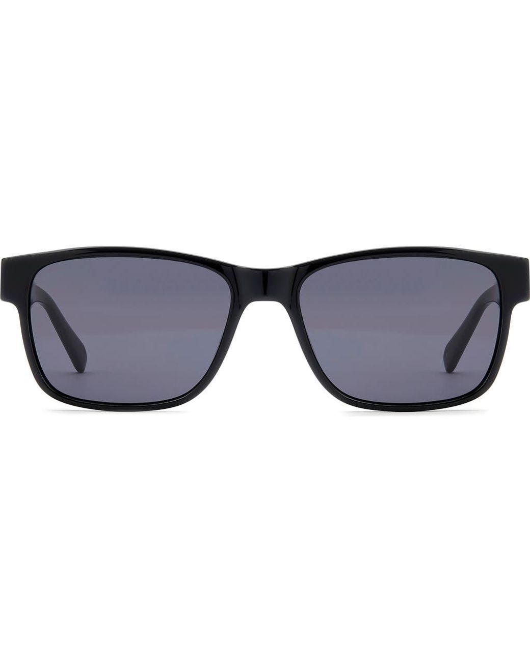 Fossil Blue 58Mm Rectangular Sunglasses for men