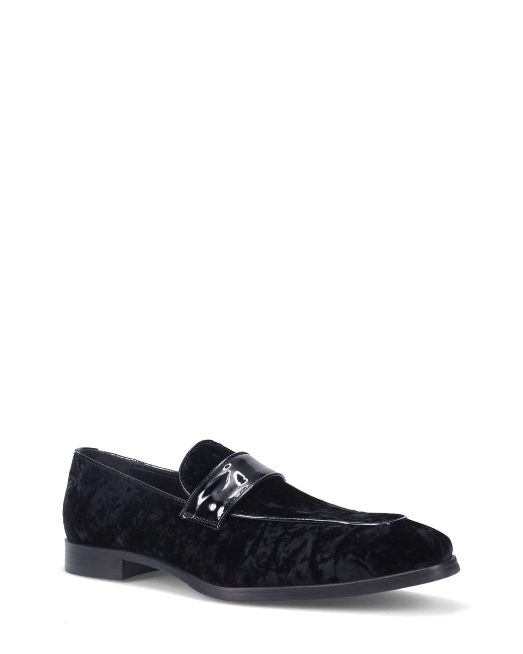 Ron White Black Tate Moc Toe Loafer for men