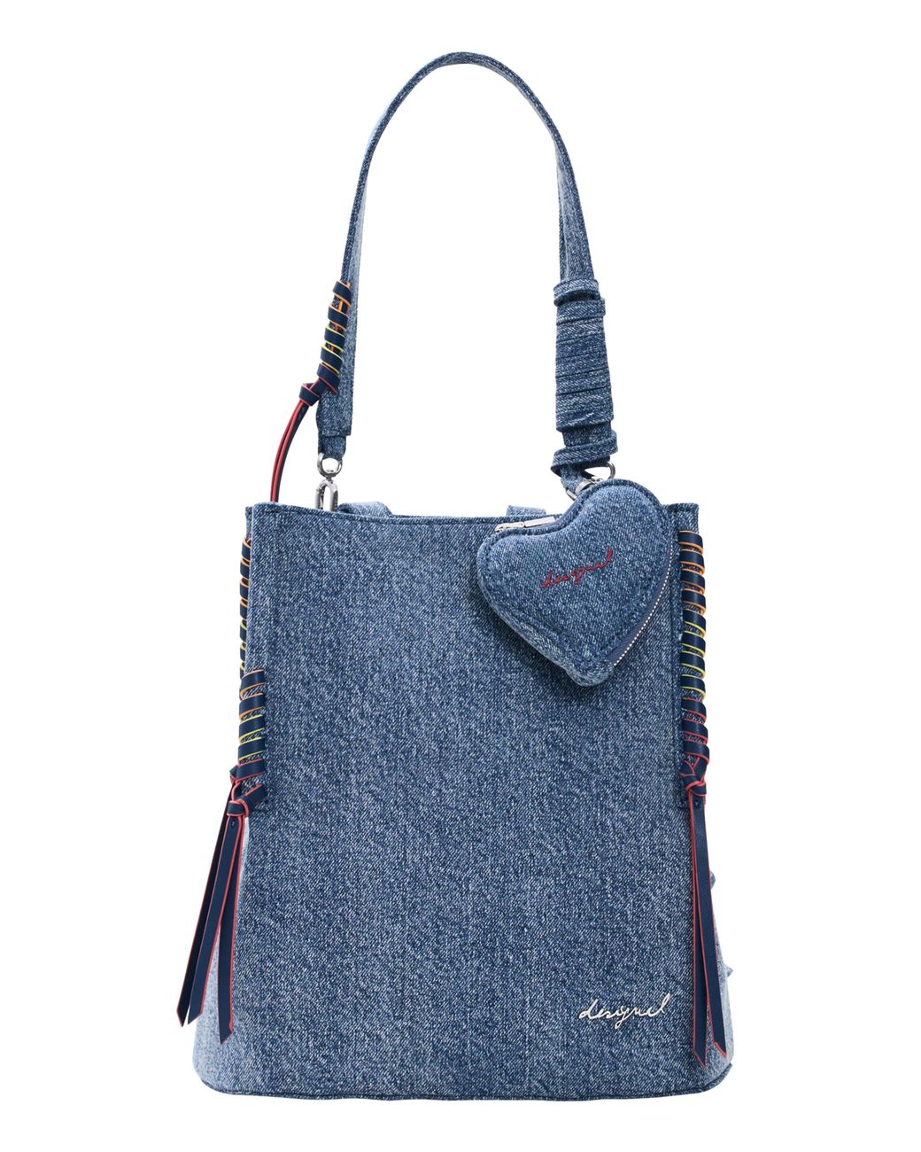 Desigual Blue Mini Denim Backpack