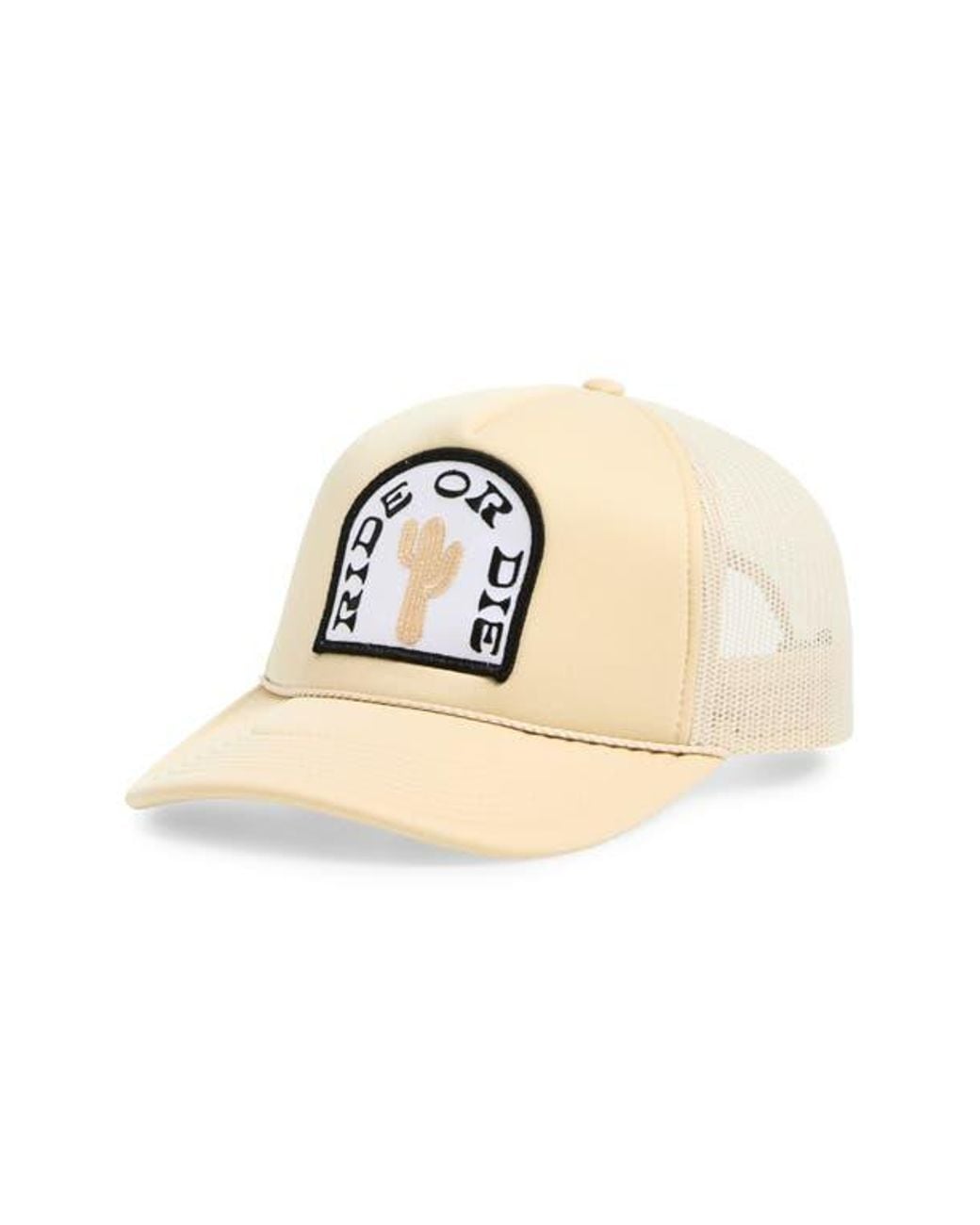 Local Beach Green Ride Or Die Patch Snapback Trucker Hat for men