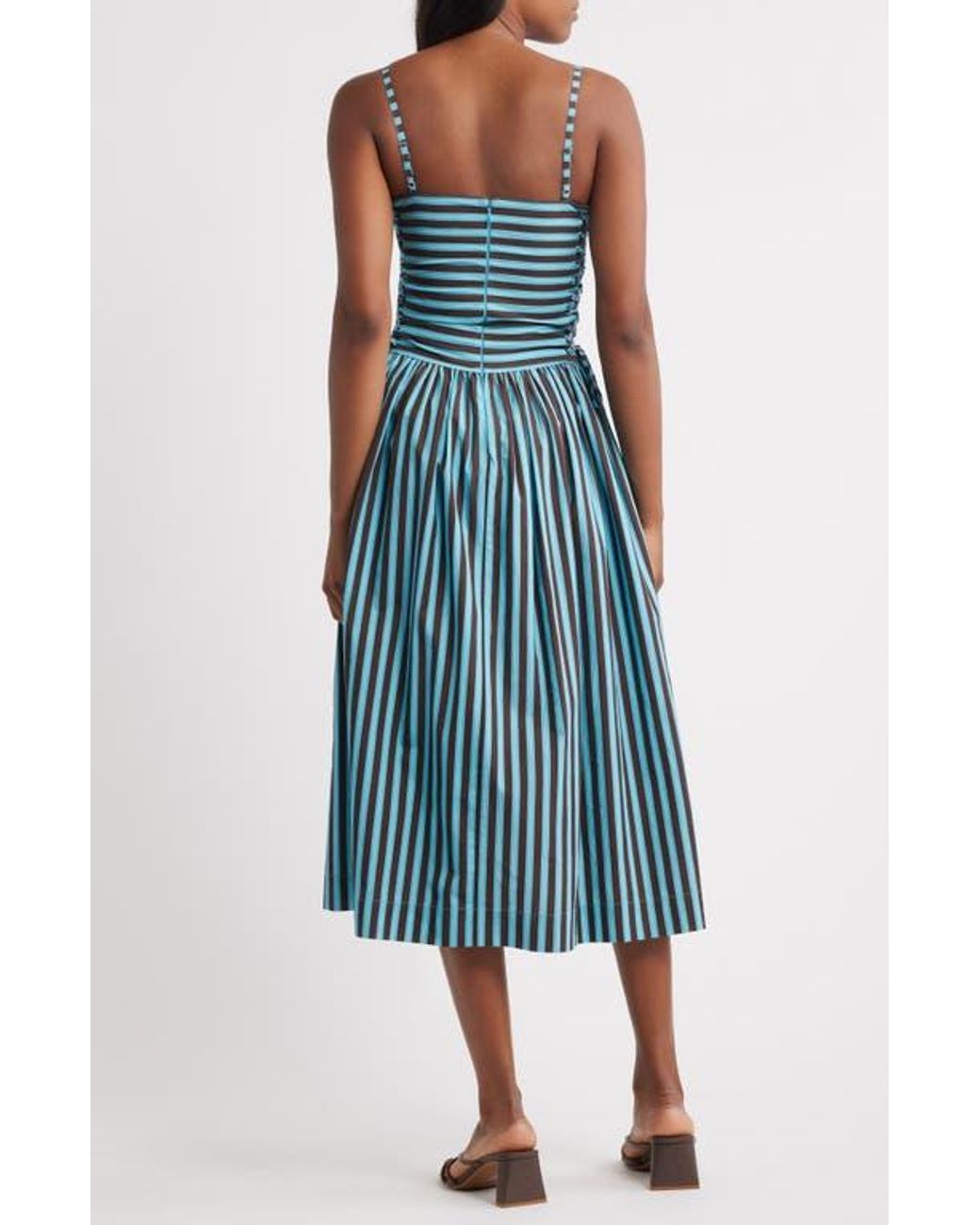 angelina midi dress blue choc stripe SPAGHETTI STRAP RUFFLE MAXI DRESS IN SKY BLUE-midi dresses-long sleeve  dresses-black-regular size-feather-hidden zipper-sexy-latest-new in dresses-party  dress-prom dresses-homecoming dress-graduation dress-formal wear-clothing- dresses for women 2023