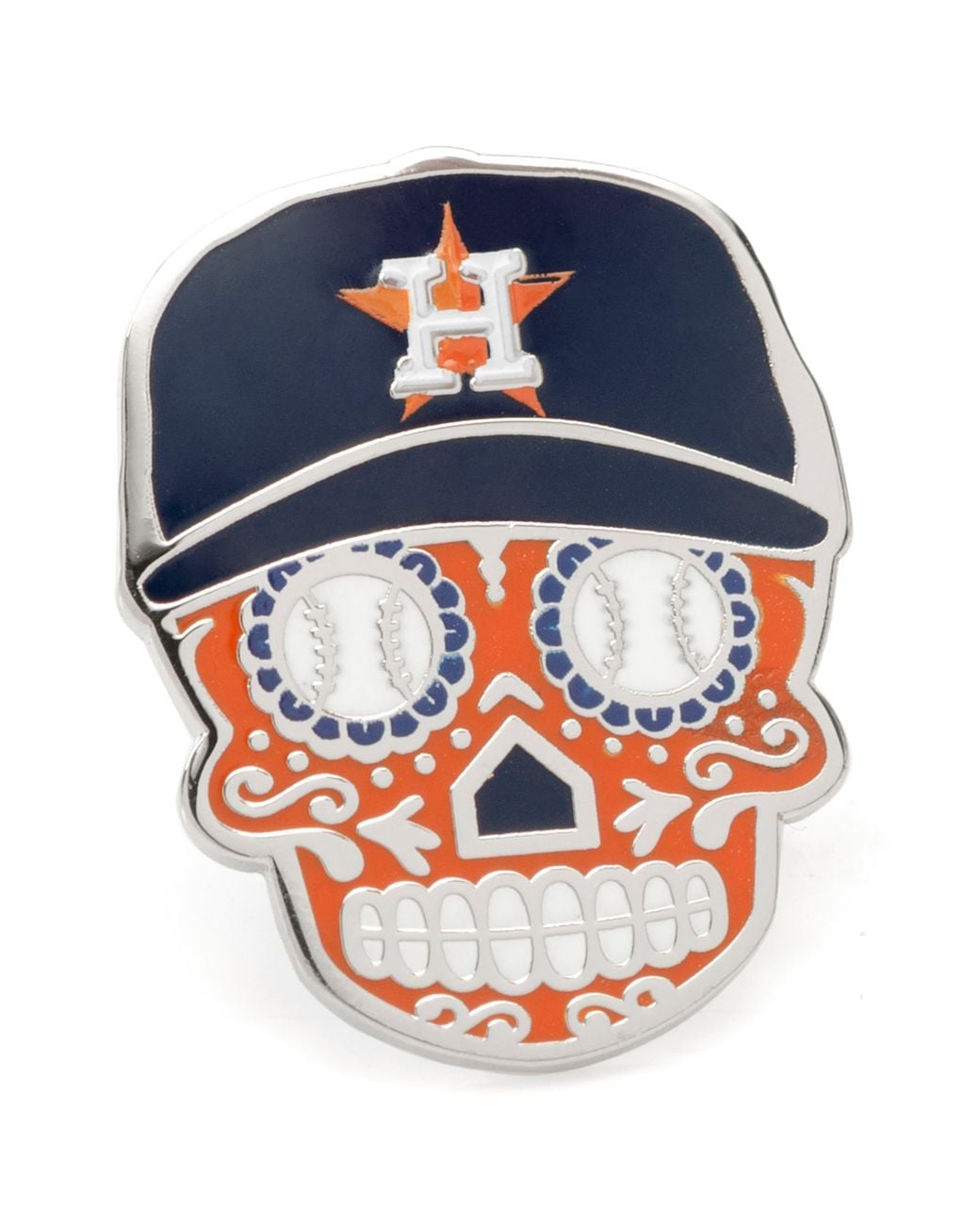 Cufflinks Inc. Blue Houston Astros Sugar Skull Lapel Pin