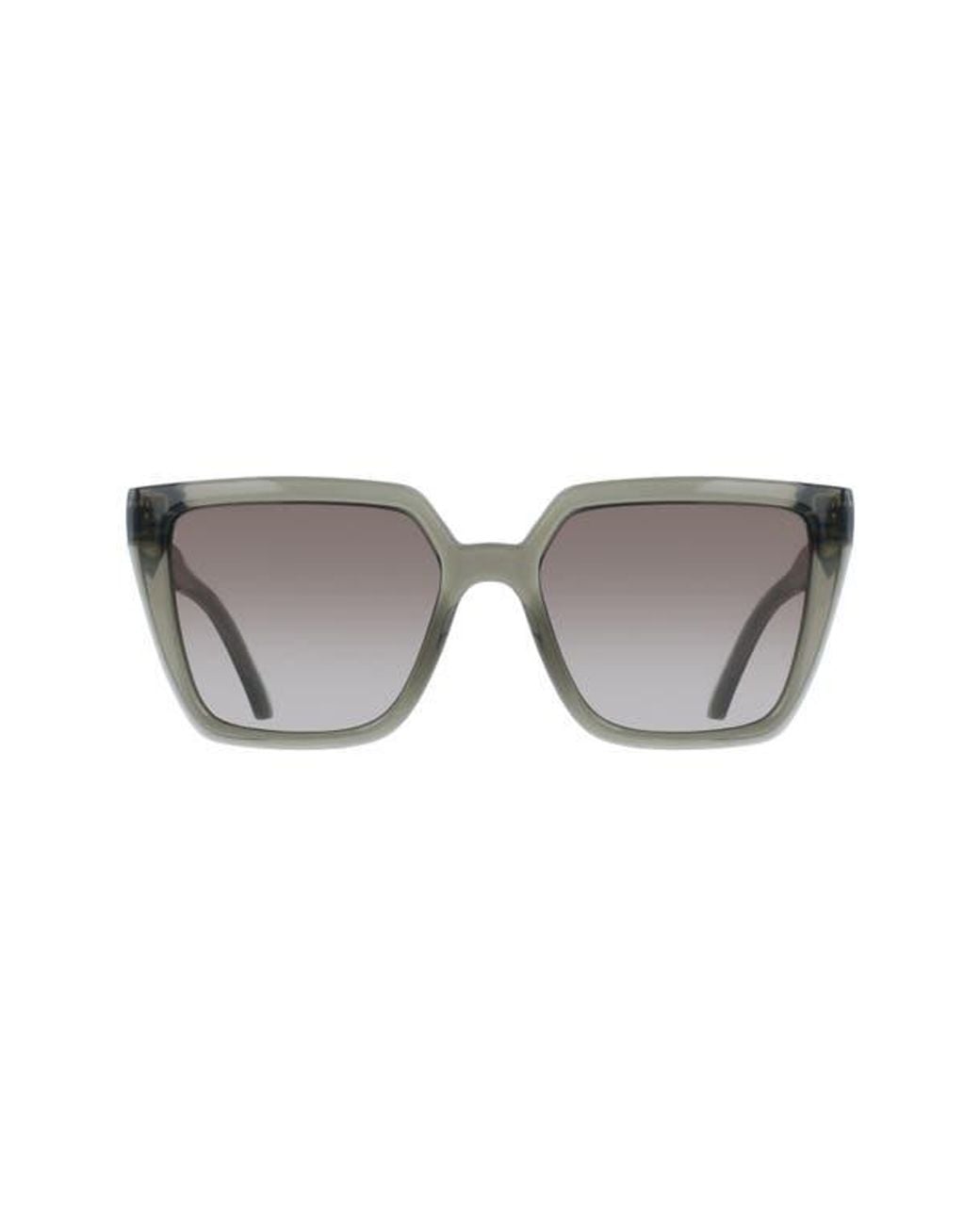 Ferragamo Gray 54Mm Modified Rectangular Sunglasses