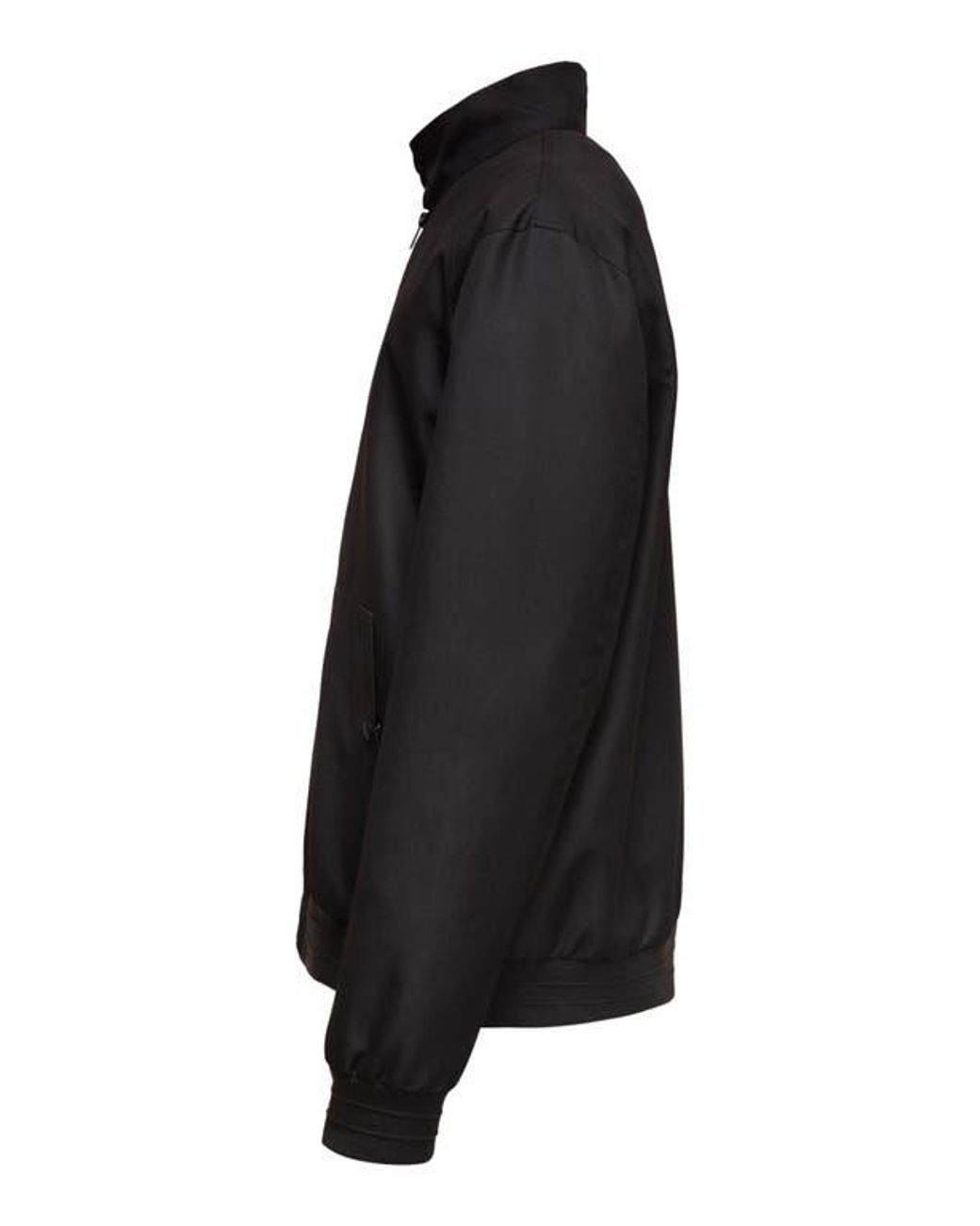Rokka&Rolla Black Classic Full Zip Bomber Jacket for men