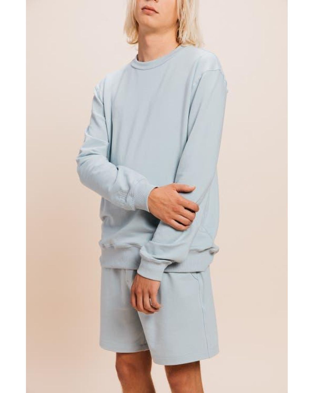Ocio Blue Softcore Classic Crewneck for men