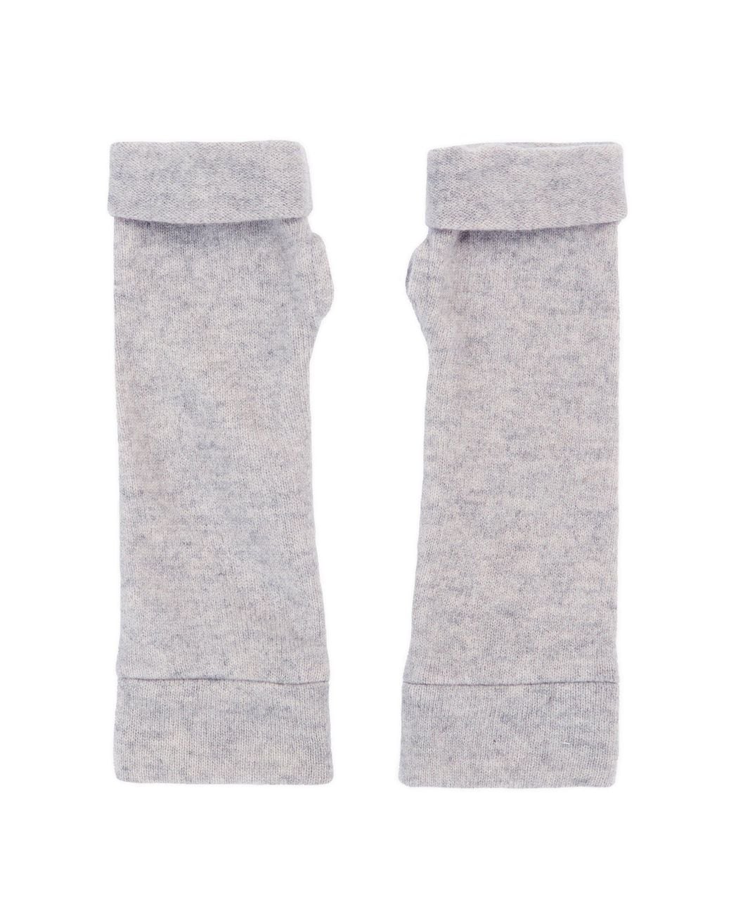 Celtic & Co. White Cashmere Fingerless Gloves