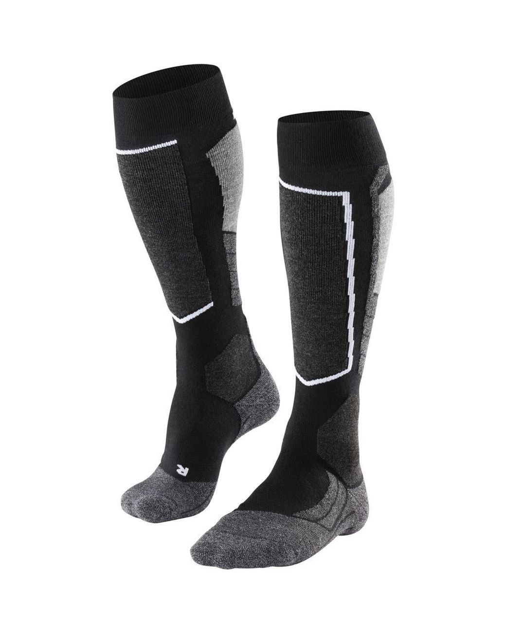 Falke Black Sk2 Intermediate Ski Socks