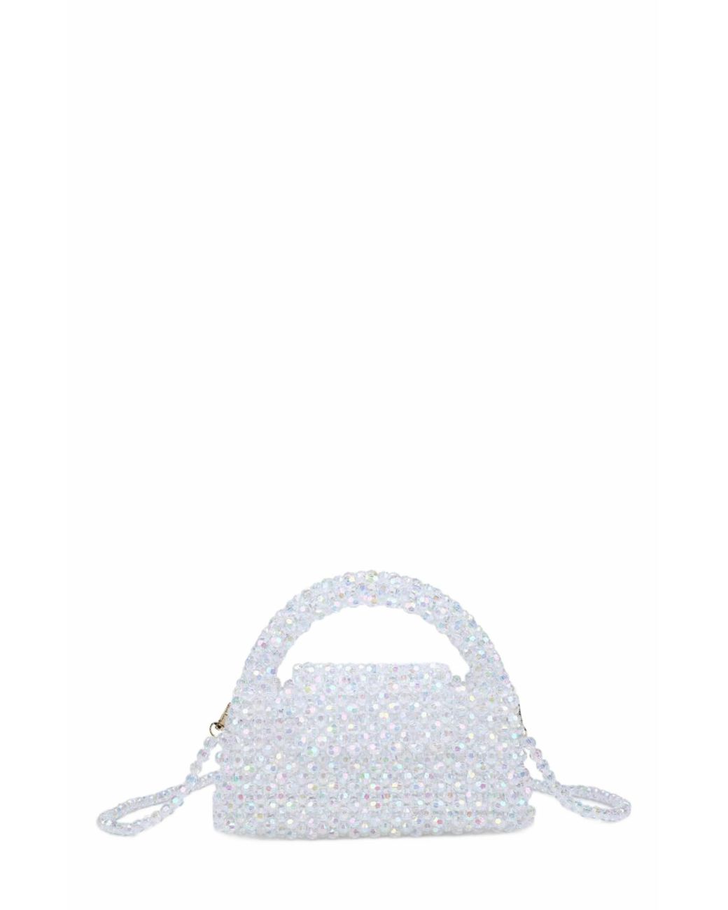 Moda Luxe White Dolly Evening Bag