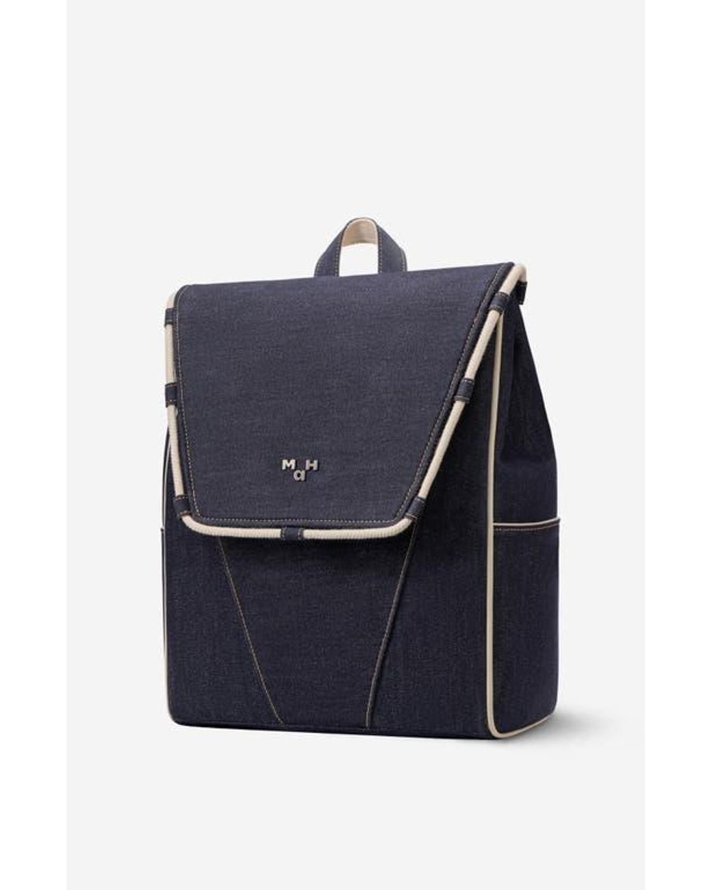 MAH Young Denim Backpack in Blue | Lyst