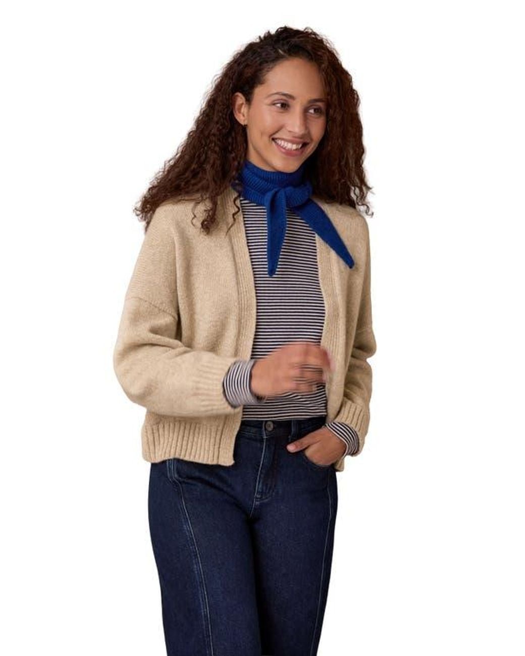 Celtic & Co. Blue Supersoft Weekend Cardigan