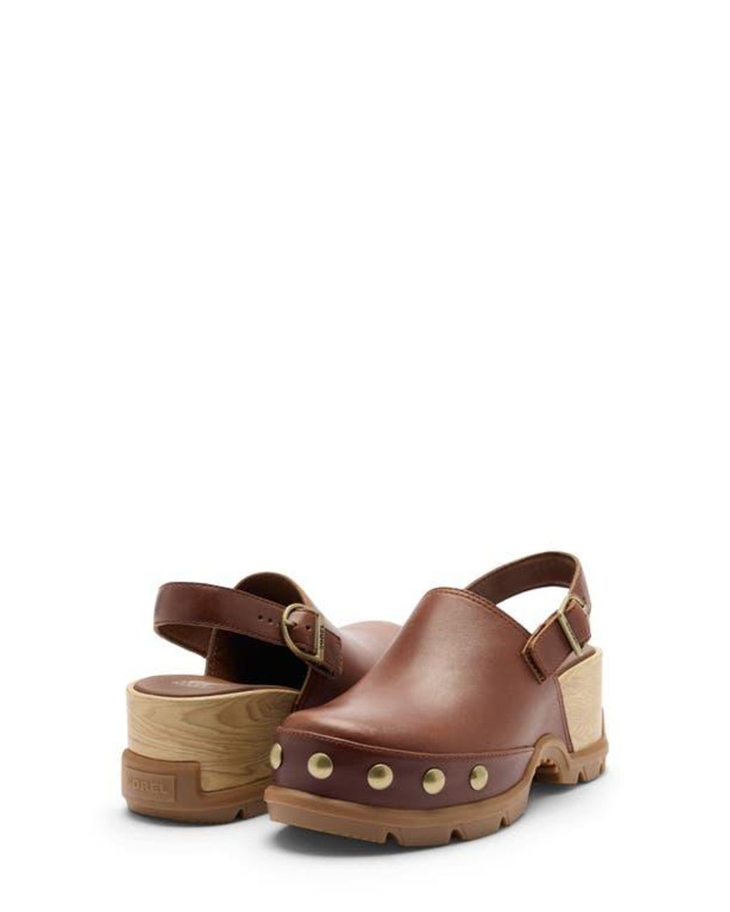 Sorel Brown Roam'N Rvt Clog