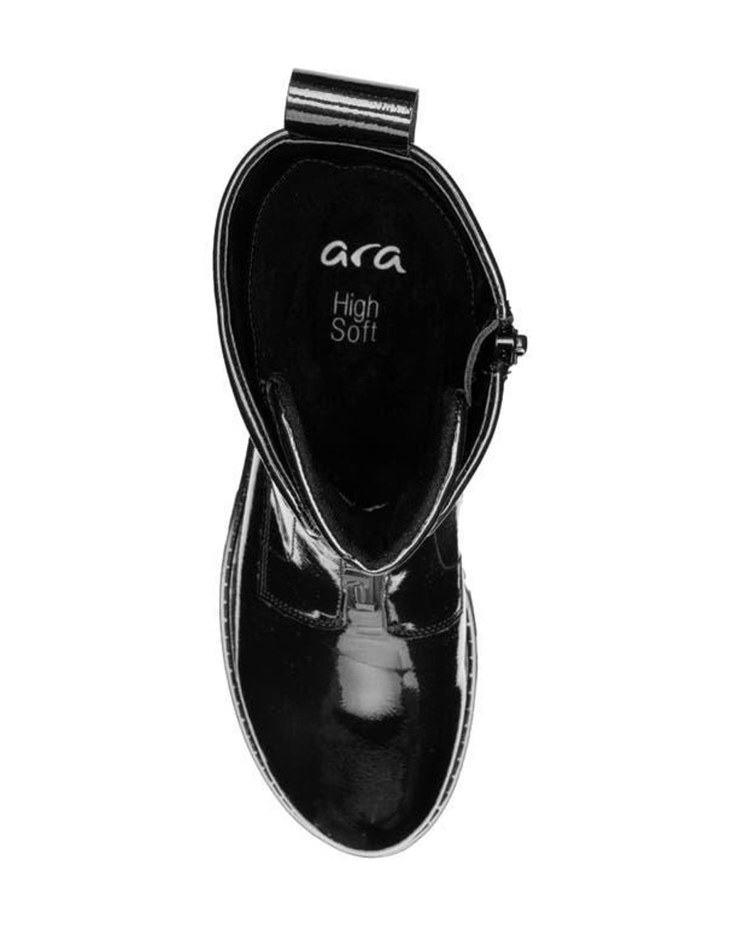 Ara Black Deon Leather Bootie