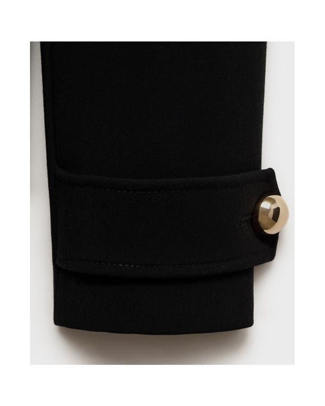 Mango Black Double Breasted Jacket