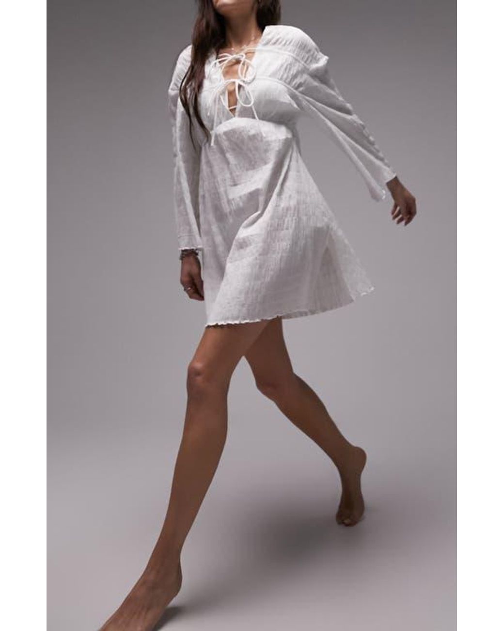 Topshop cotton dress sale