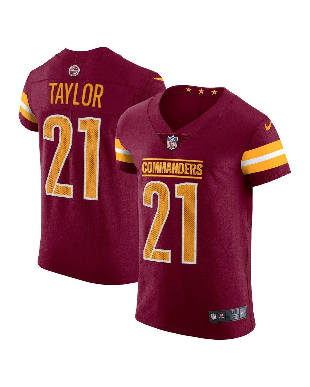 Nike Sean Taylor Burgundy Washington Commanders Vapor Elite Retired