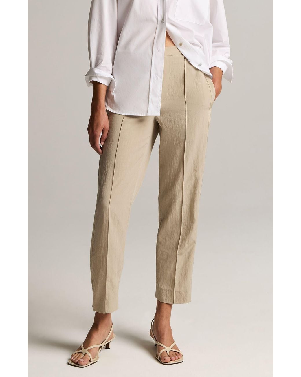 Vince Natural Grace Side Stripe Pull On Pants
