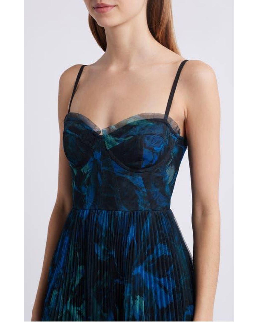 hutch corset pleated maxi dress Corset Pleated Maxi Dress (Women)