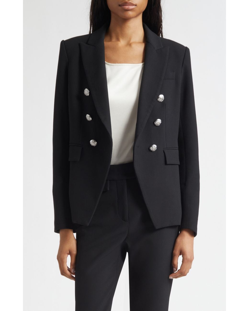 Veronica Beard Black Miller Dickey Jacket