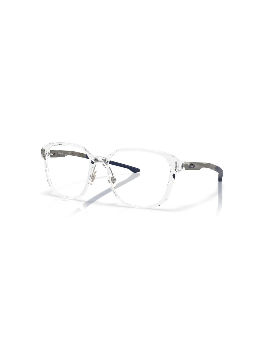 Oakley Metallic 59Mm Square Optical Glasses for men