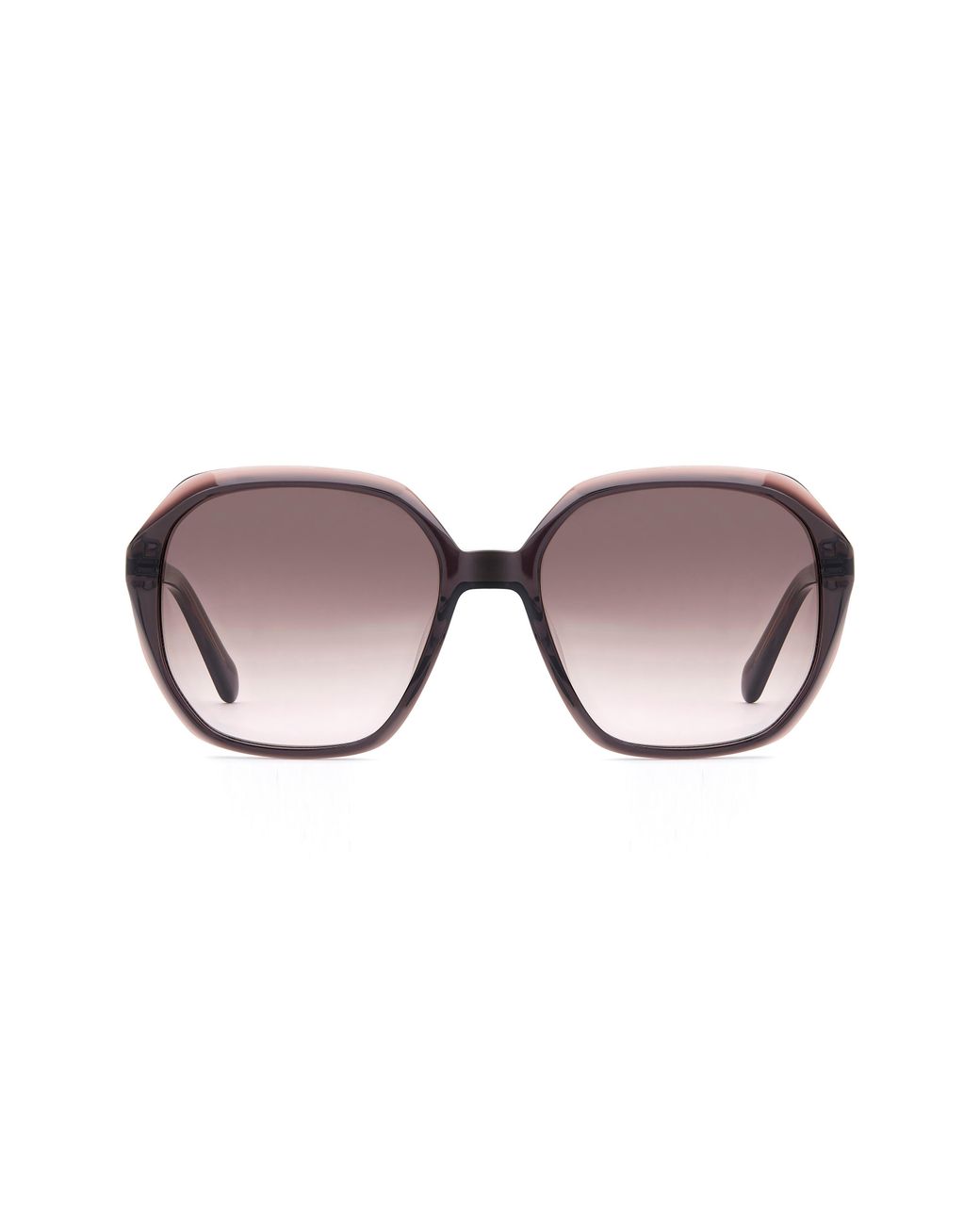 Fossil Brown 54Mm Gradient Rectangular Sunglasses
