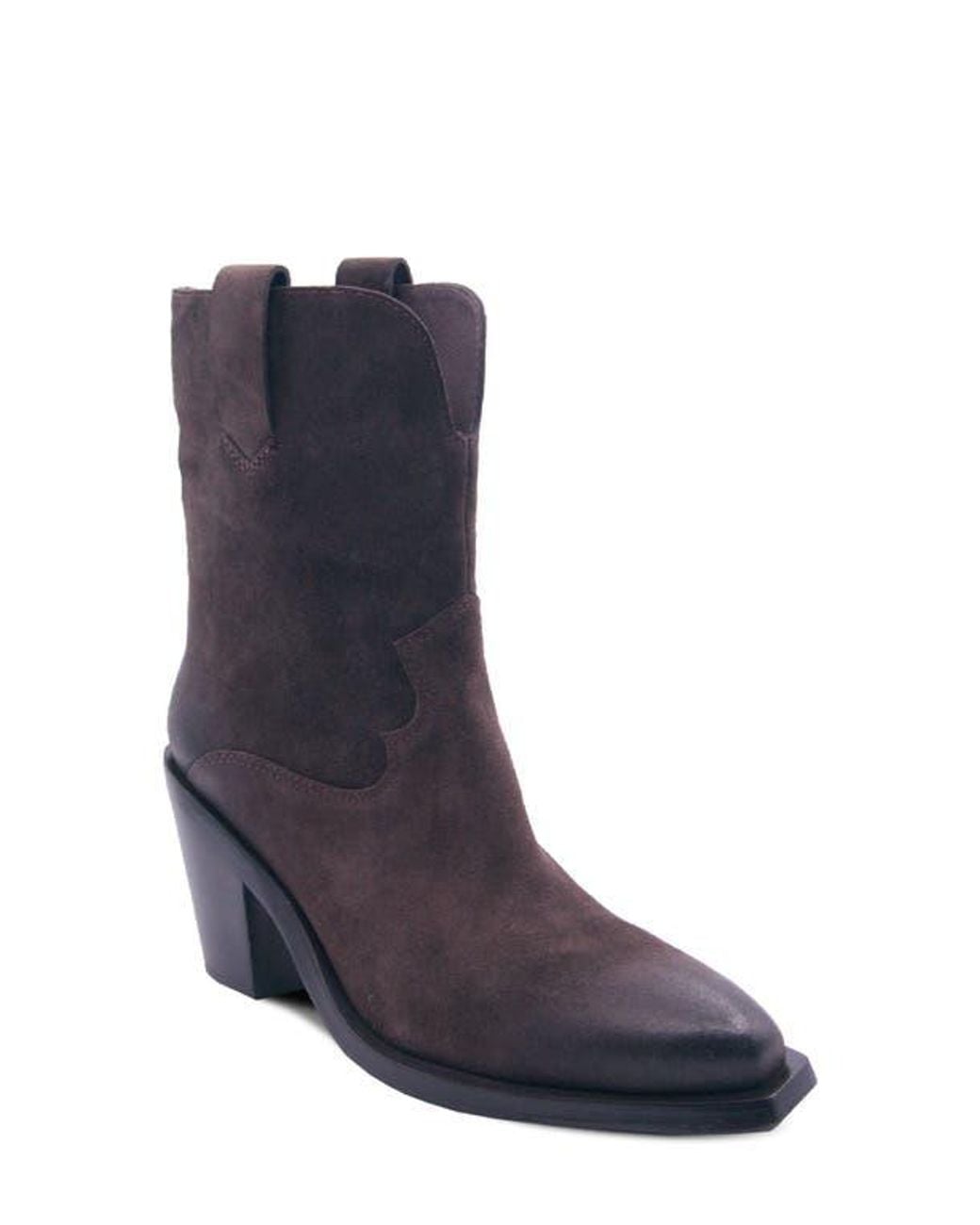 Ash Purple Jester Western Bootie