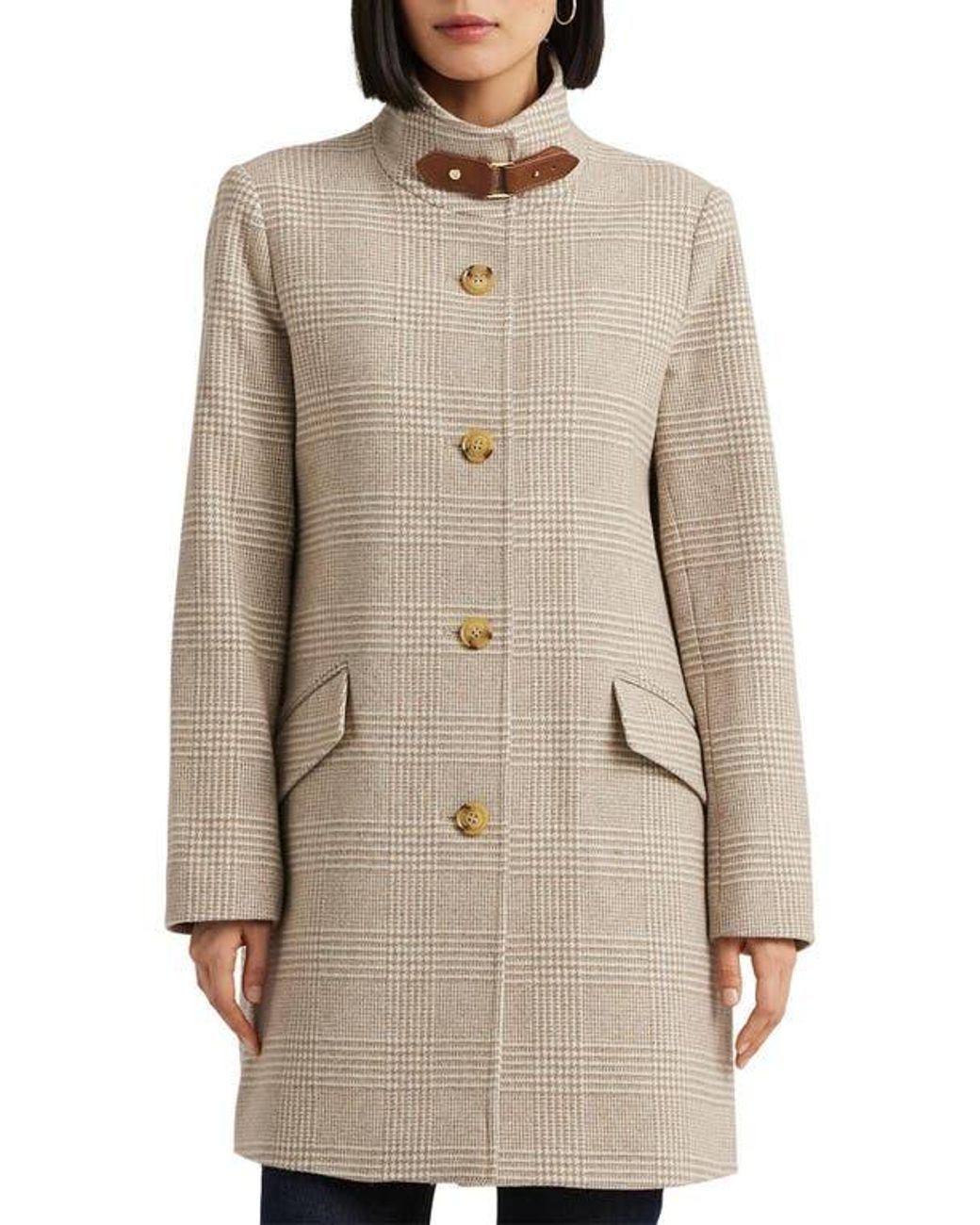 Lauren ralph lauren wool blend coat discount