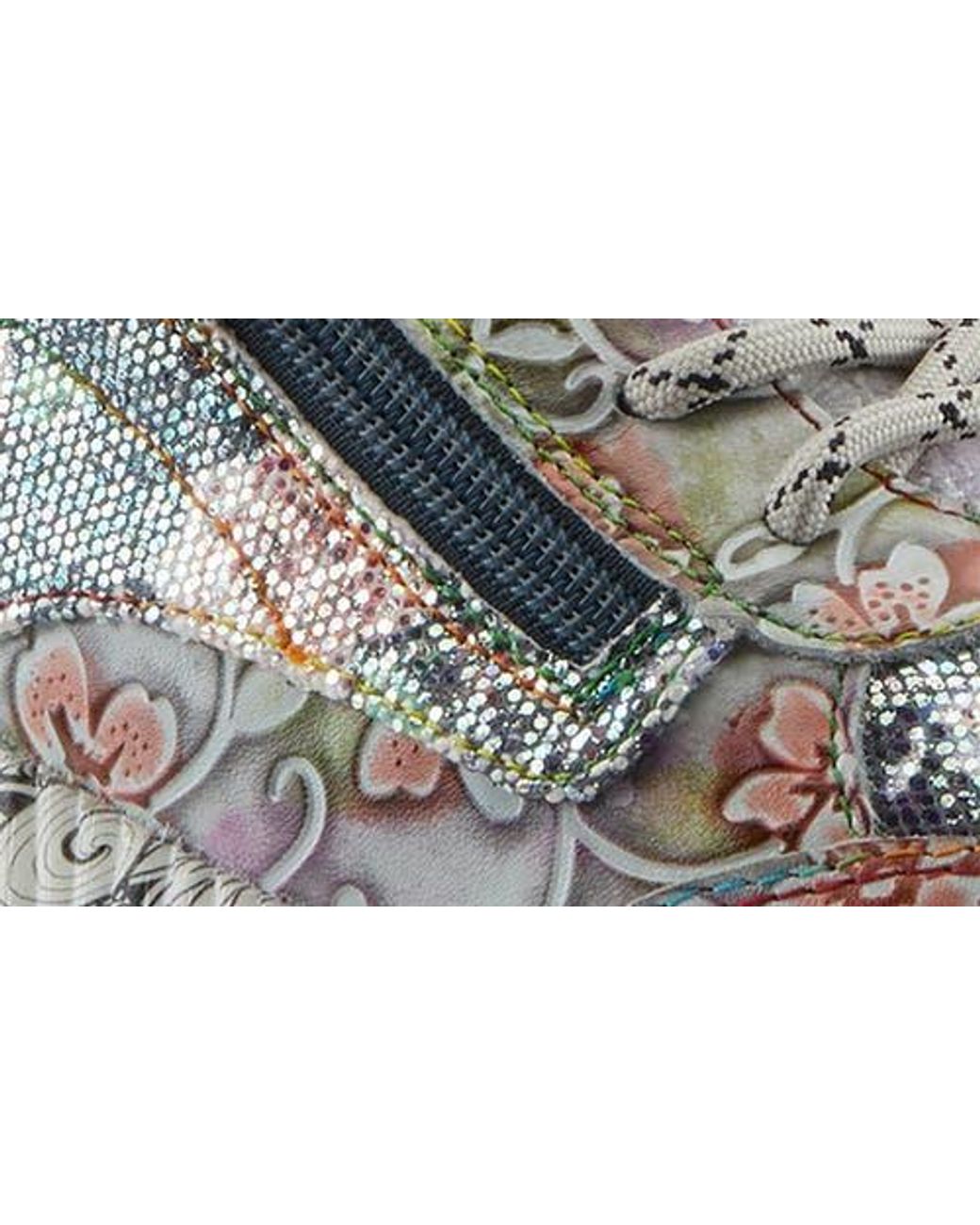 Spring Step Gray Motion Platform Sneaker