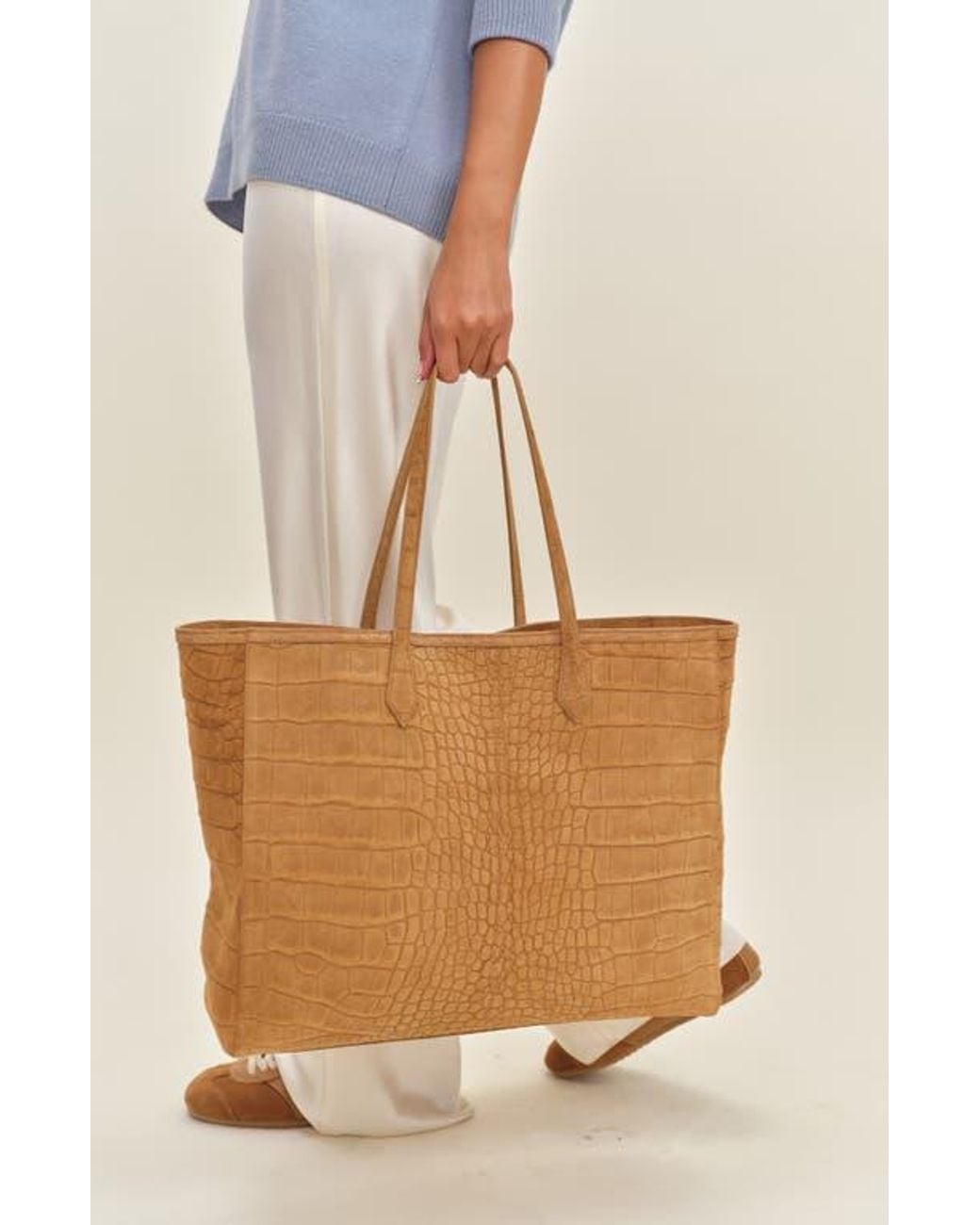 Reformation Brown Sofia Tote