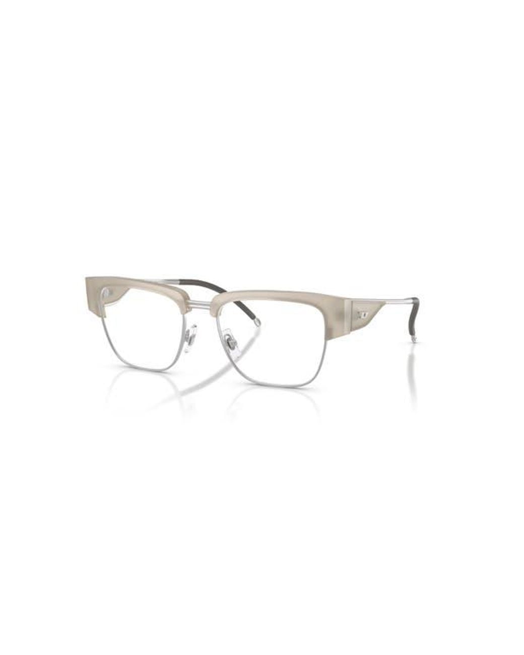 DIESEL White 55Mm Square Optical Glasses