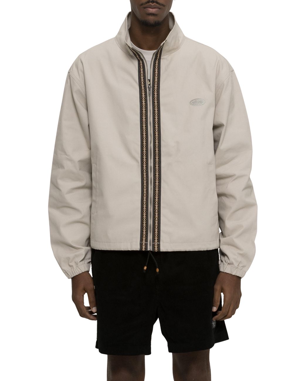 Maui & Sons Gray Granite Zip-Up Jacket for men