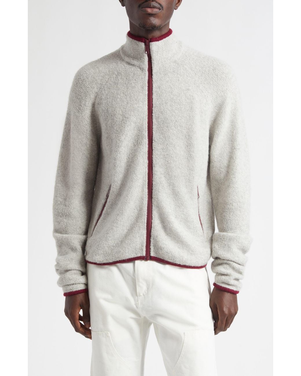 Frenckenberger White Functional Cashmere Blend Jacket for men