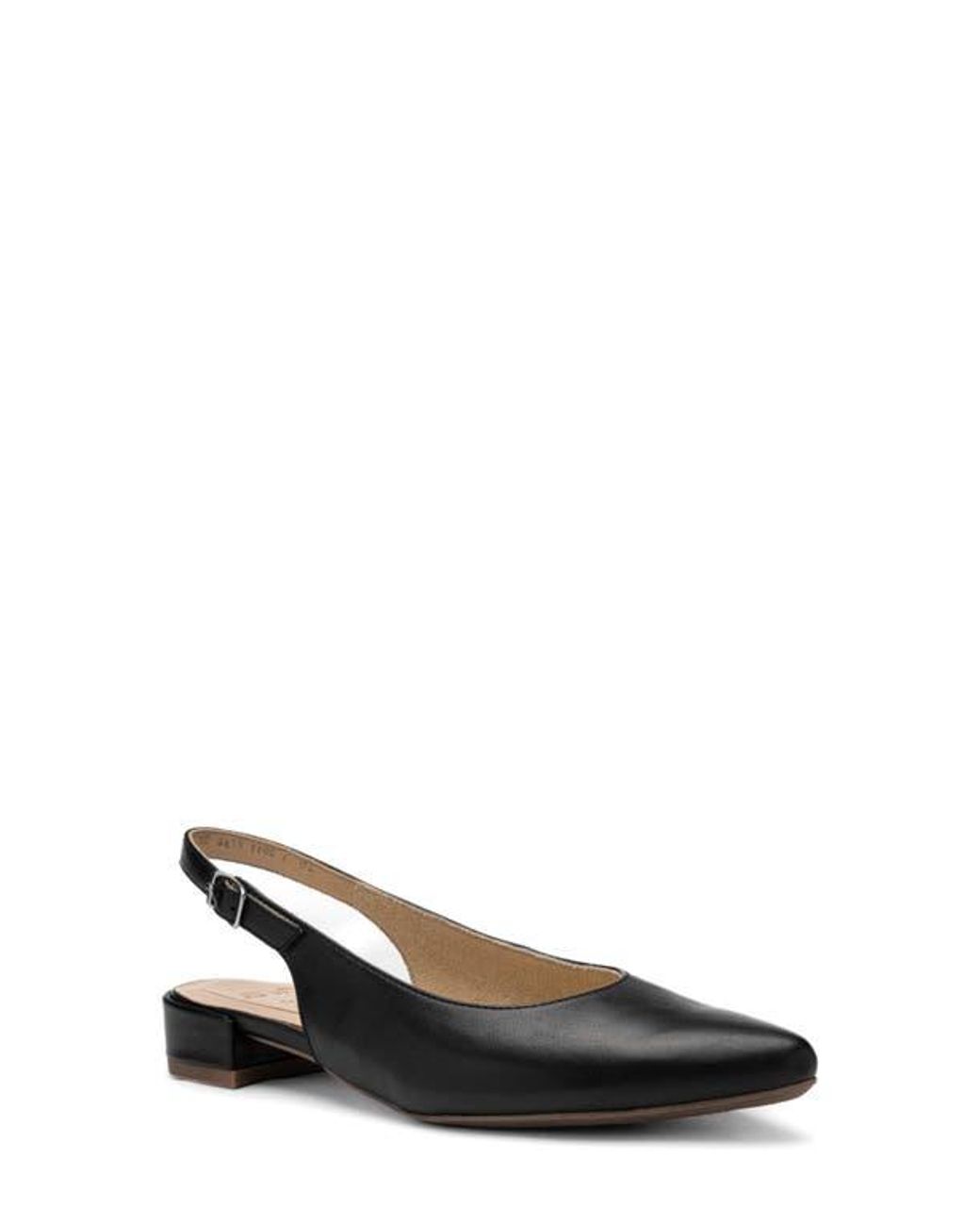 Ara Black Pixie Slingback Pump