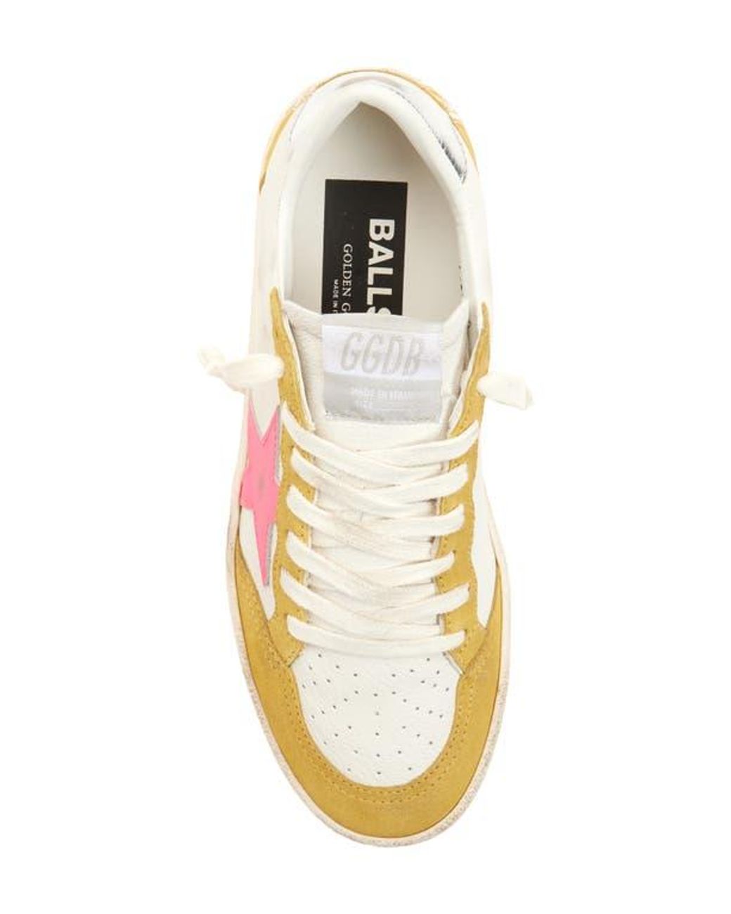 Golden Goose Ball Star Low Top Sneaker in Pink | Lyst