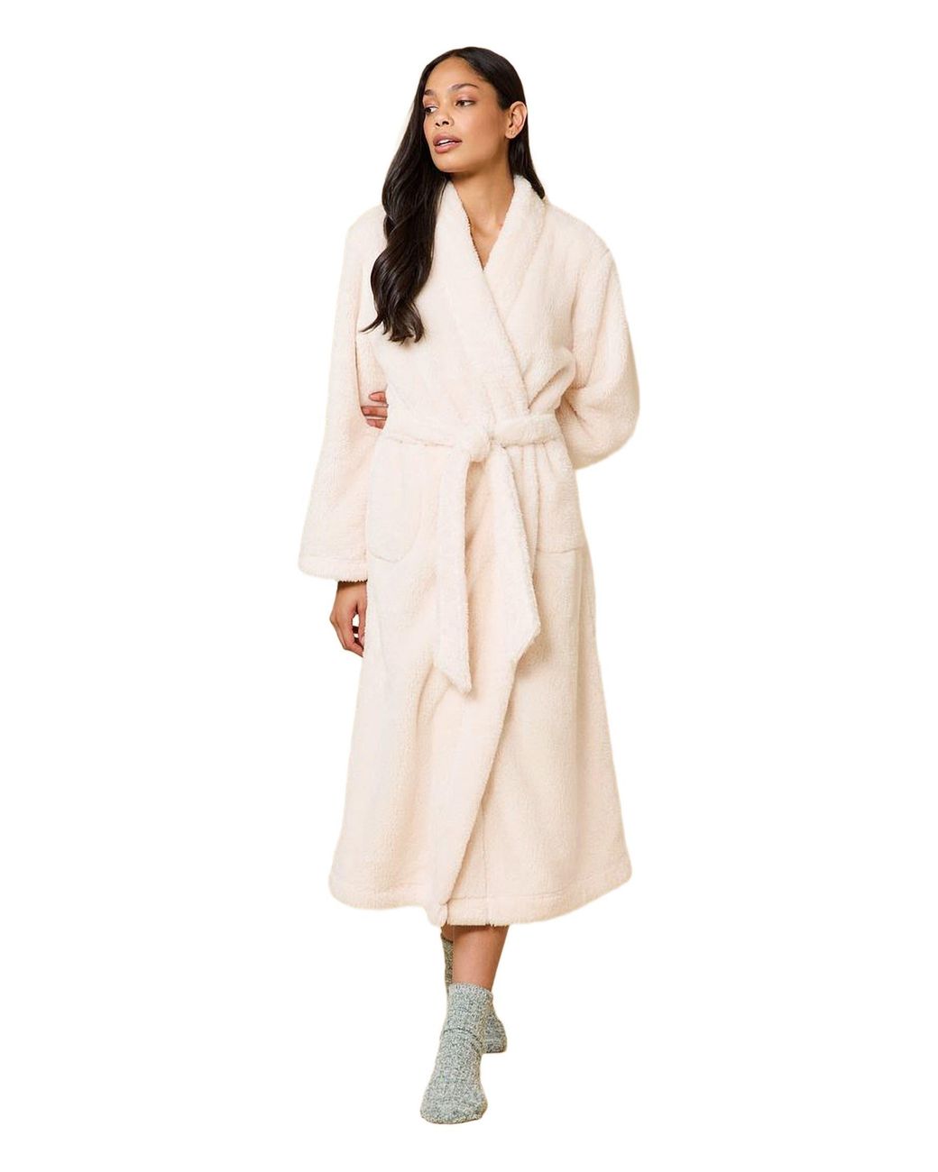 Softies Natural Dreamplush Wrap Robe